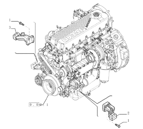 Download PDF For New Holland F2CE9684D E001-Engine-504160466-84457640 - Parts Catalog Manual (1/06-12/11)
