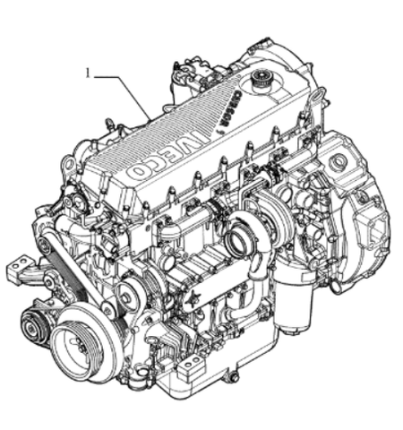 Download PDF For New Holland F2CE9684E E002-Engine-504160468-84457641 - Parts Catalog Manual (2/06-12/08)