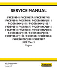 New Holland F4CE9484, F4CE9487A, F4CE9487N, F4CE9684, F4DE9484, F4DE9684B Service Repair Manual 47597675 - Manual labs