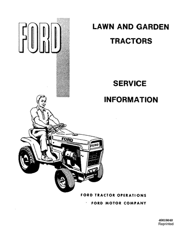 New Holland Ford 100, 120, 125, 145 Tractor Service Repair Manual 40010040 - Manual labs