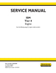 New Holland ISM Tier 4 ENGINES Service Repair Manual 47632284 Replaces part number 47434934 - Manual labs