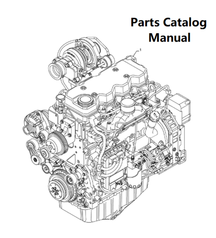 Parts Catalog Manual - New Holland J100 Engine F4HE9484C 504165557-87329242 - PDF Book (Delivery)