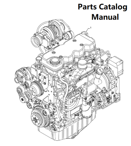 Download Parts Catalog Manual - New Holland J100 Engine F4HE9484M 504332880-87744022 - PDF File 