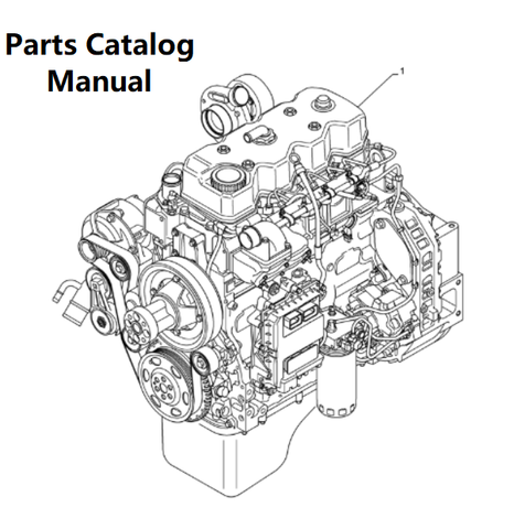 Download Parts Catalog Manual - New Holland J101 Engine F4HE9484M PN/5801528965-104KW - PDF File 