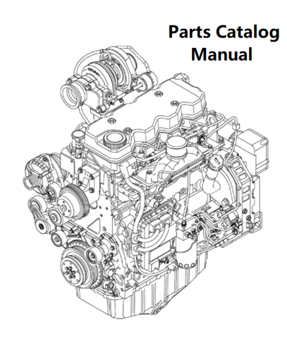 Parts Catalog Manual - New Holland J111 Engine F4HE9484C PN/5802277564-82KW - PDF Book (Delivery)