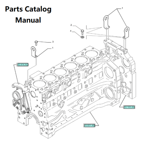 Download Parts Catalog Manual - New Holland J112 Engine F4DE9684B 5801855518-47657601 - PDF File 