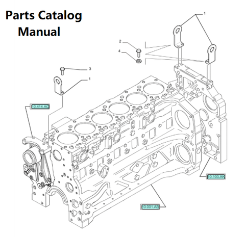 Download Parts Catalog Manual - New Holland J114 Engine F4DE9684B 5801781748-47657600 - PDF File 