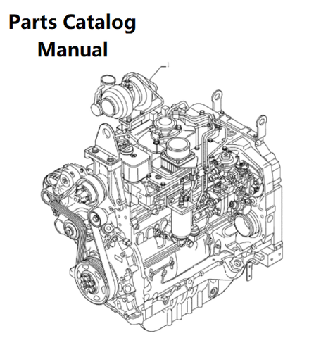 Download Parts Catalog Manual - New Holland J600 Engine F4CE9484C 5044271908-87732927 - PDF File 