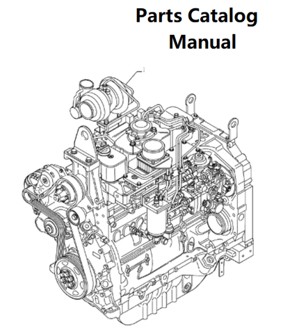 Download Parts Catalog Manual - New Holland J600 Engine F4CE9484L 504151486-87334303 - PDF File 