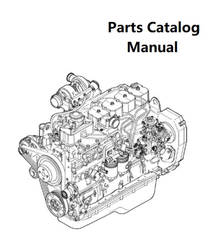Download Parts Catalog Manual - New Holland J600 Engine F4GE9684B 504116859-87050849 - PDF File