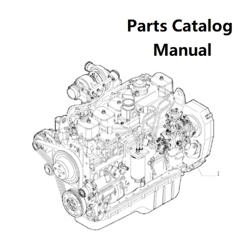 Download Parts Catalog Manual - New Holland J600 Engine F4GE9684C 504124795-920019900 - PDF File