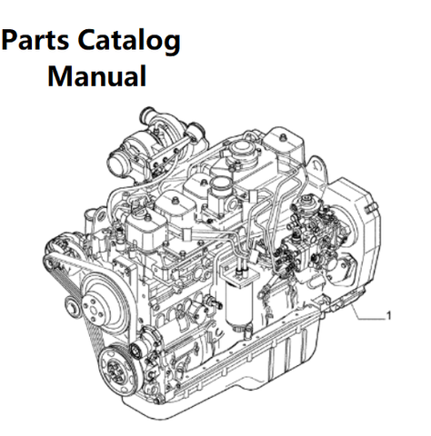 Download Parts Catalog Manual - New Holland J600 Engine F4GE9684D 504124796-920019899 - PDF File