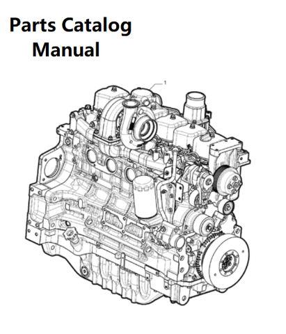 Download Parts Catalog Manual - New Holland J601 Engine F4CE9684G 5801471926-47763571 - PDF File 