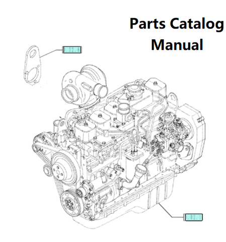 Download  Parts Catalog Manual - New Holland J601 Engine F4GE9684C 504360955-84152356 - PDF File 