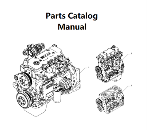 Download Parts Catalog Manual - New Holland J602 Engine F4CE9484D 5801493051-47763590 - PDF File 