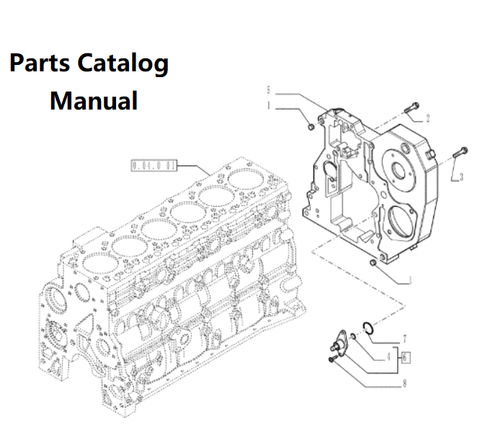 Download Parts Catalog Manual - New Holland J603 Engine F4GE9684D 504360957-84152357 - PDF File