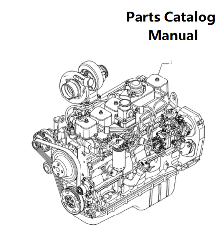 Download Parts Catalog Manual - New Holland J604 Engine F4GE9684D 5801385853-84369830 - PDF File 