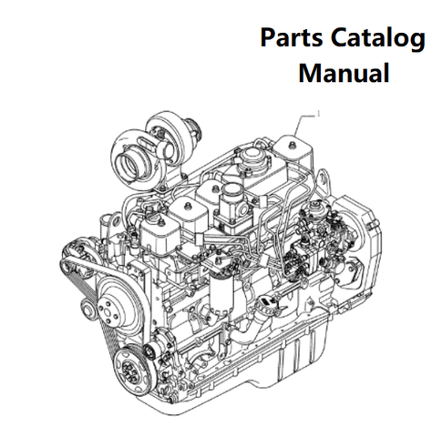 Download Parts Catalog Manual - New Holland J605 Engine F4GE9684B 5801385851-84369828 - PDF File 