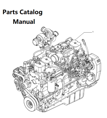 Download Parts Catalog Manual - New Holland J610 Engine F4GE9684R PN/5802263991-125KW - PDF File 