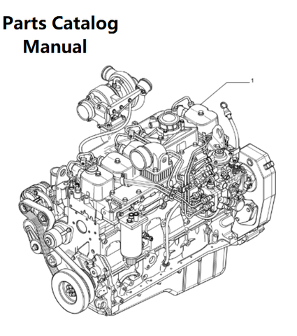 Download Parts Catalog Manual - New Holland J611 Engine F4CE9684K PN/5802282837 - PDF File 