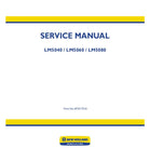New Holland LM5040, LM5060, LM5080 Telehandler Service Repair Manual 87471751E - Manual labs