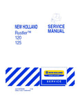 New Holland Rustler 120, Rustler 125 Tractor Service Repair CLC103700628Manual - Manual labs