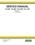New Holland T4.100F, T4.110F, T4.80F, T4.90F Tractor Service Repair Manual 51523354 - Manual labs