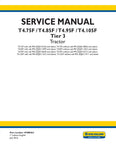 New Holland T4.105F, T4.75F, T4.85F, T4.95F Tractor Service Repair Manual 47888362 - Manual labs