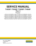 New Holland T4030F, T4040F, T4050F, T4060F Tractor Service Repair Manual 47888341 - Manual labs