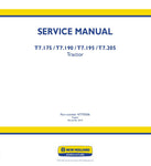 New Holland T7.175, T7.190, T7.195, T7.205 Tractor Service Repair Manual 47770506 - Manual labs