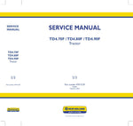 New Holland TD4.70F, TD4.80F, TD4.90F Tractor Service Repair Manual 47913129 - Manual labs