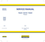 New Holland TD65F, TD75F, TD85F Tractor Service Repair Manual 47913163 - Manual labs