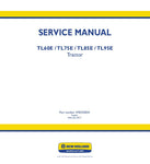 New Holland TL60E, TL75E, TL85E, TL95E Tractor Service Repair Manual 47835583A - Manual labs