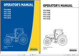 New Holland TS100A, TS110A, TS115A ,TS125A, TS135A Tractor Operator’s Manual 6045351100 - Manual labs