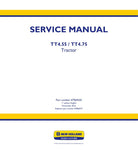 New Holland TT4.55, TT4.75 Tractor Service Repair Manual 47969435 - Manual labs