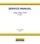New Holland TT55, TT65, TT75 Tractor Service Repair Manual 47899732 - Manual labs