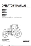 New Holland Tractor T6030, T6050, T6070, T6080, T6090 Range Power Command Product Service Repair Manual 884590566 - Manual labs