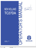 New Holland Tractor TC27D Operator’s Manual 87304222 - Manual labs