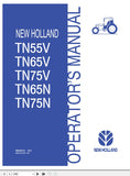 New Holland Tractor TN55V, TN65V, TN75V, TN65N, TN75N Operator’s Manual 86620310 - Manual labs
