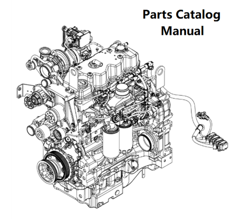 Download Parts Catalog Manual - New Holland V001 Engine F4DGE413D PN/5802502938-98KW - PDF File 