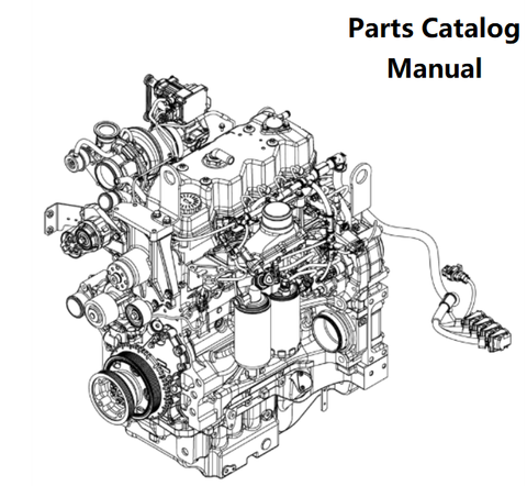 Download Parts Catalog Manual - New Holland V001 Engine F4DGE413E PN/5802502937-91KW - PDF File 