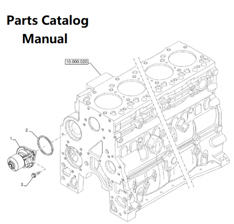Download Parts Catalog Manual - New Holland V001 Engine F4DGE413F PN/5802502936-83KW - PDF File 