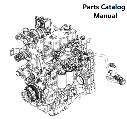 Download Parts Catalog Manual - New Holland V001 Engine F4DGE413R PN/5802728280-96KW - PDF File 