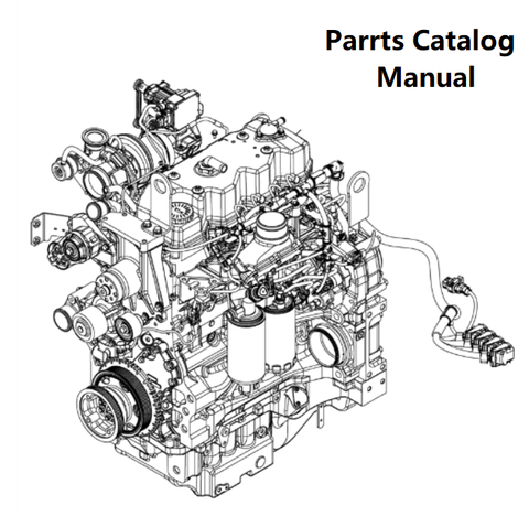 Download Parts Catalog Manual - New Holland V001 Engine F4DGE413S PN/5802728281-88KW - PDF File 