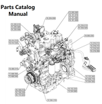 Download Parts Catalog Manual - New Holland V001 Engine F4DGE413T PN/5802728282-81KW - PDF File 
