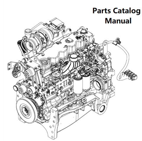 Download Parts Catalog Manual - New Holland V001 Engine F4DGE6136 PN/5802523535-128KW - PDF File 