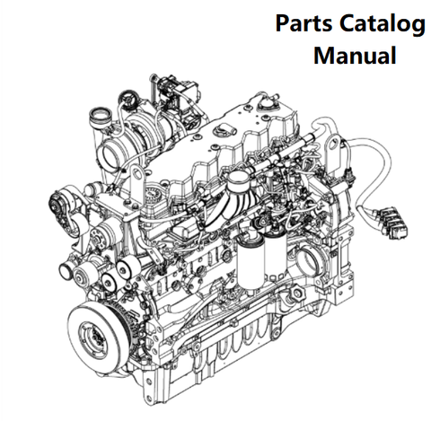 Download Parts Catalog Manual - New Holland V001 Engine F4DGE613N PN/5802496822-151KW - PDF File 