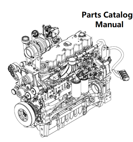 Download Parts Catalog Manual - New Holland V001 Engine F4DGE613S PN/5802496821-136KW - PDF File