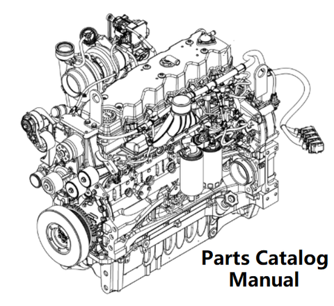 Download Parts Catalog Manual - New Holland V001 Engine F4DGE613U PN/5802483571-174KW - PDF File 