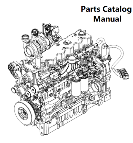 Download Parts Catalog Manual - New Holland V001 Engine F4DGE613Y PN/5802483570-185KW - PDF File 